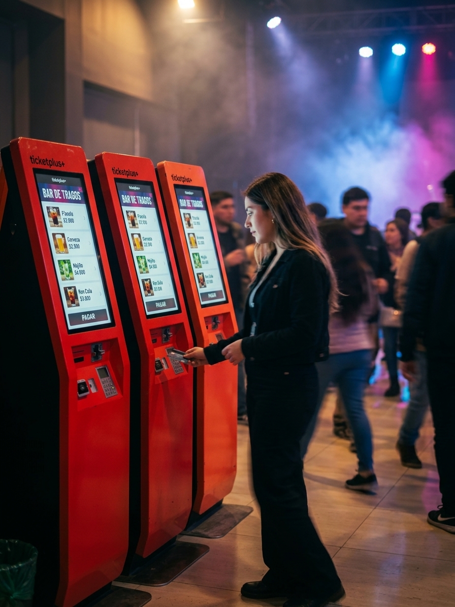 Ticketplus POS running at the bar with real-time inventory